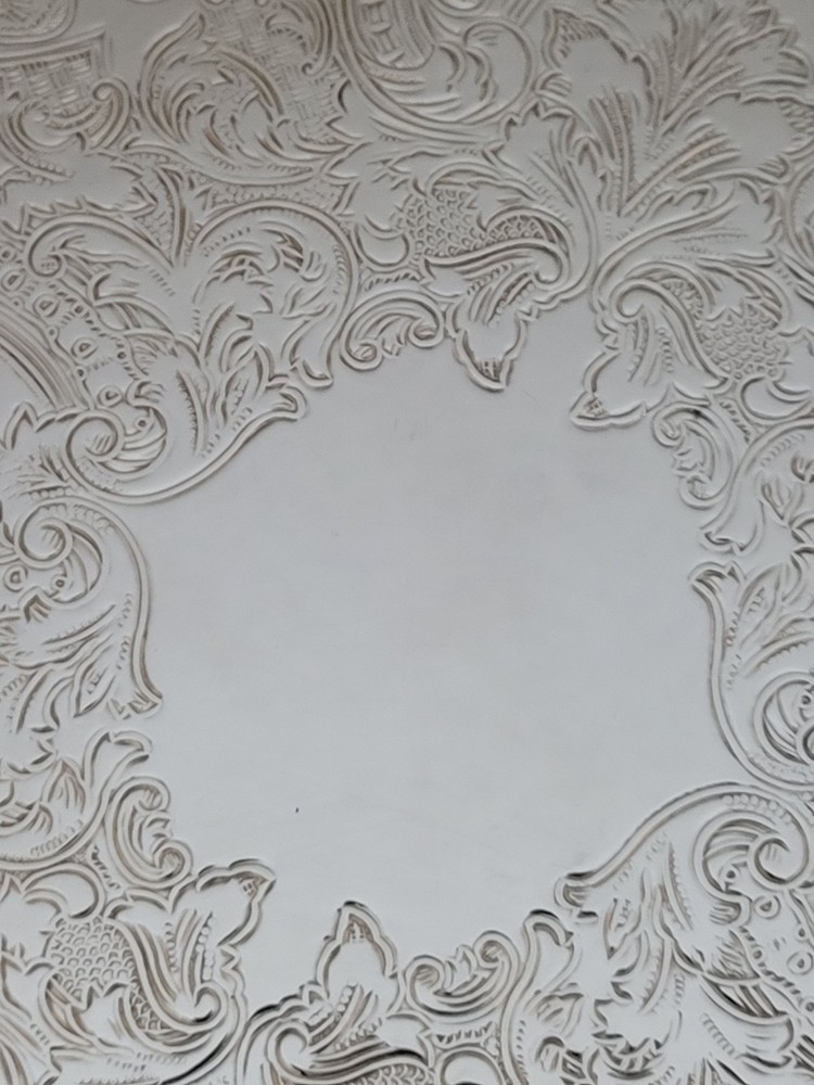 Oneida 12" Silverplated Serving Tray, Arcadia Design, Ca. 1960's-1980