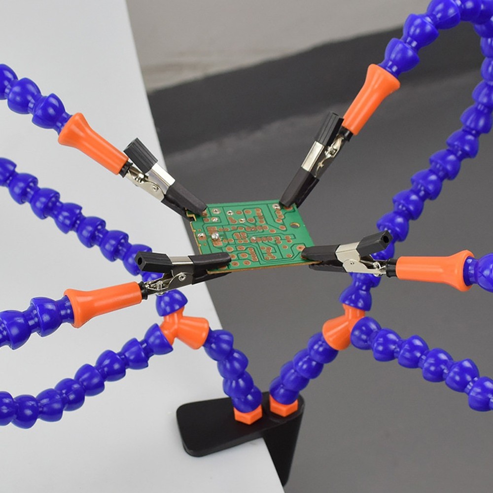 Soldering Tool Adjustable Clip Four Claw Welding Platform Flat Vise