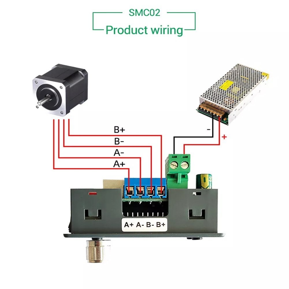 Stepper Motor Speed Controller Driver with Serial Communication Features