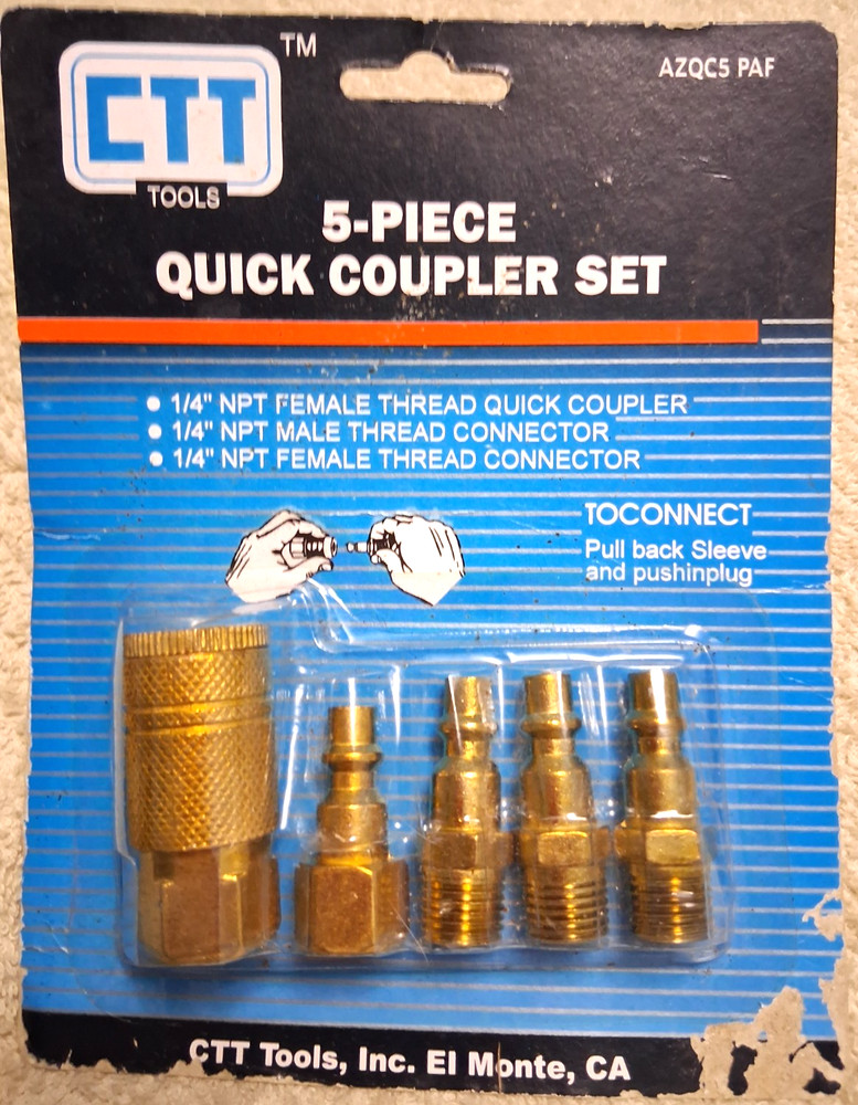 CTT Tools 5-piece Quick Coupler Set