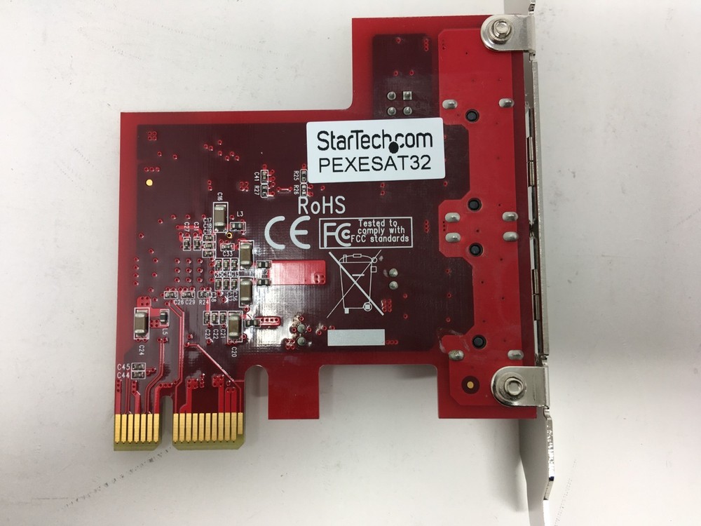 StarTech PEXESAT32 2-Port PCIe eSATA Controller Card - 6Gbps RAID Support