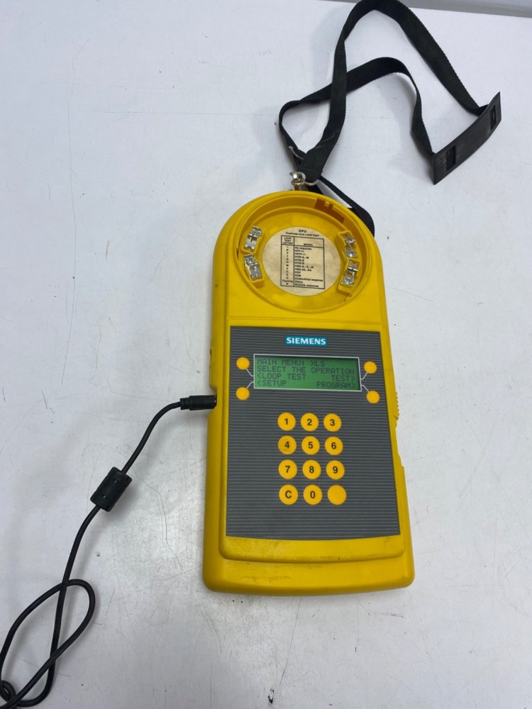 SIEMENS DPU 500-033260 DEVICE PROGRAMMING UNIT SMOKE AUTOMATIC FIRE DETECTOR