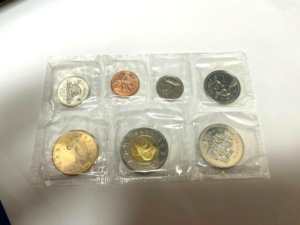 1998 Canada (Ottawa)Uncirculated Mint Set (Proof-Like)  Envelope  & COA