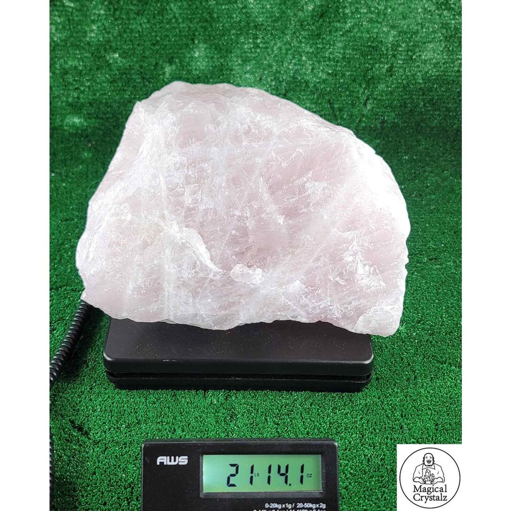 Rose Quartz Raw Crystal 21lb 14.9oz