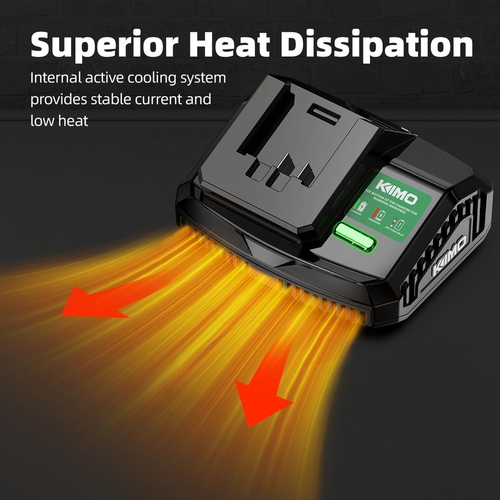 KIMO 20V Battery Adapter with Rapid Charging & Lightweight Design