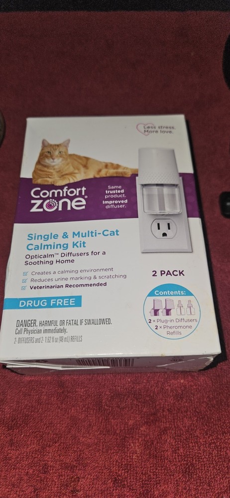 Comfort Zone Single & Multi-Cat Calming Kit, 2 Pack