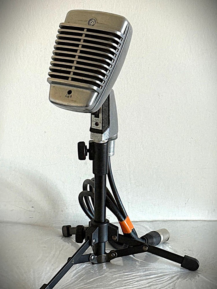 Vintage 1970's Shure 51S Sonodyne Dynamic Microphone, original element, working