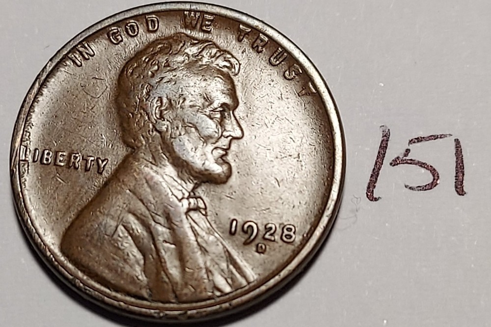 1928-D Lincoln Wheat Cent #151