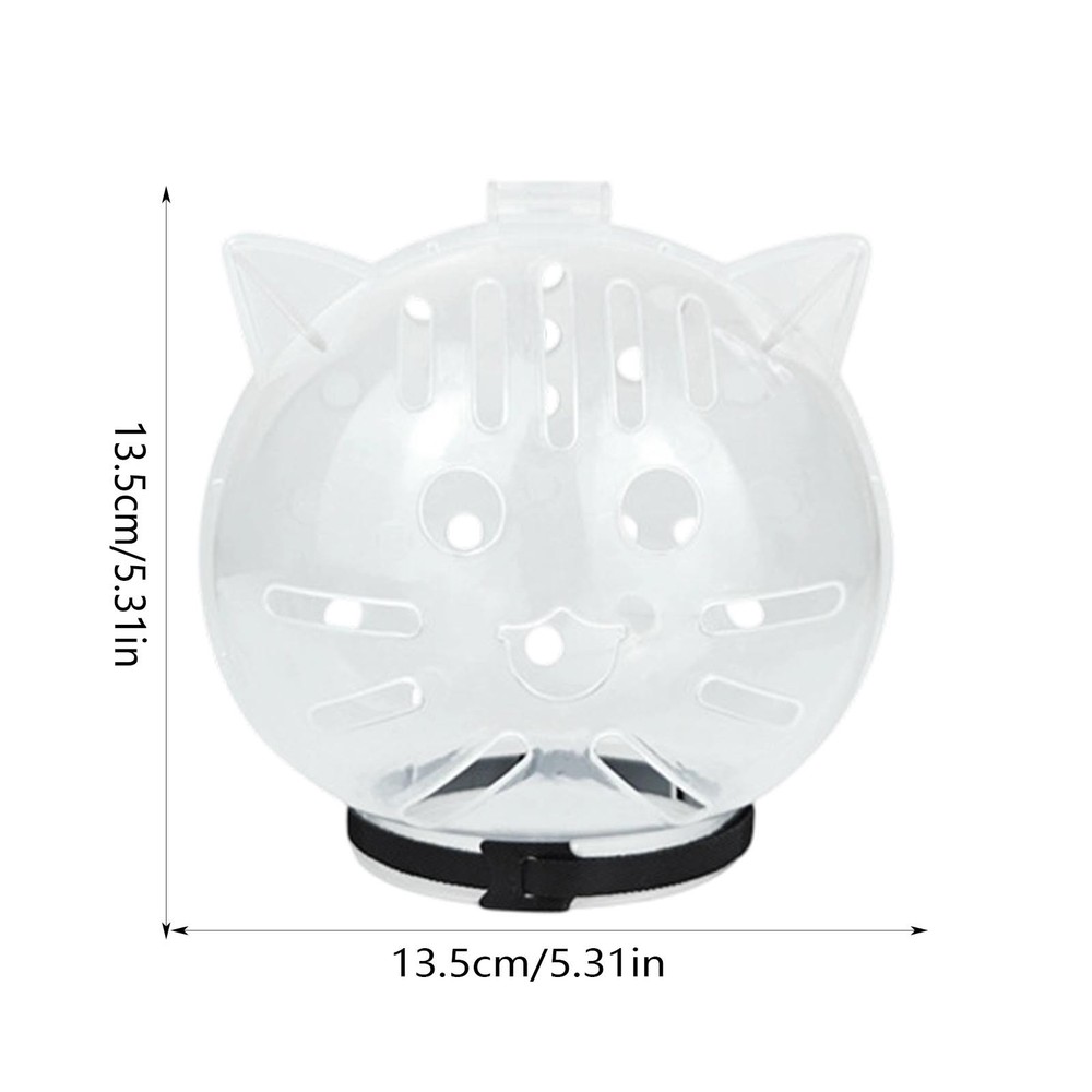 Cat Bubble Muzzle, Pet Transparent Muzzle, Kitten Astronaut Helmet