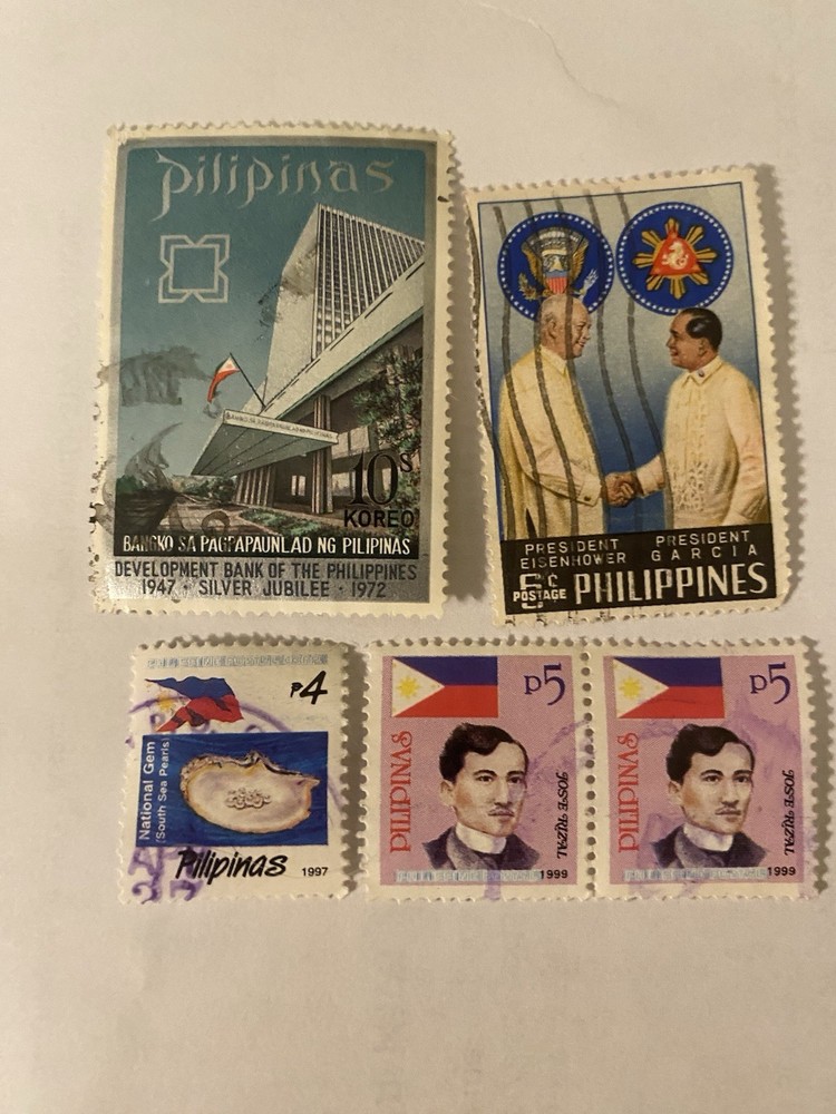 Philippine Stamps 5pcs