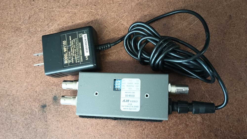 AJA video D4E serial digital converter