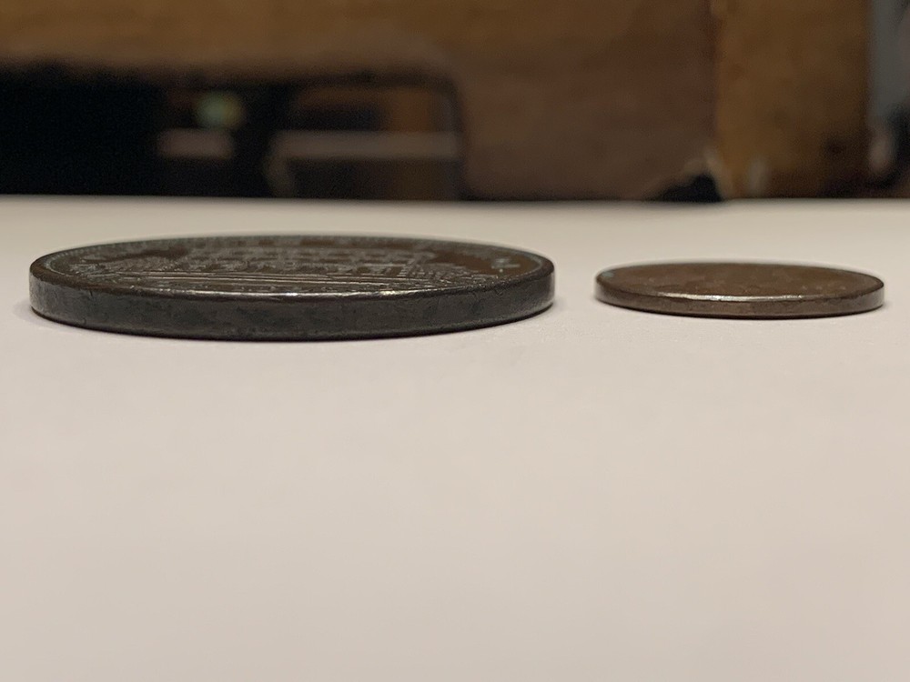 1842 Canada One Penny Bank Token
