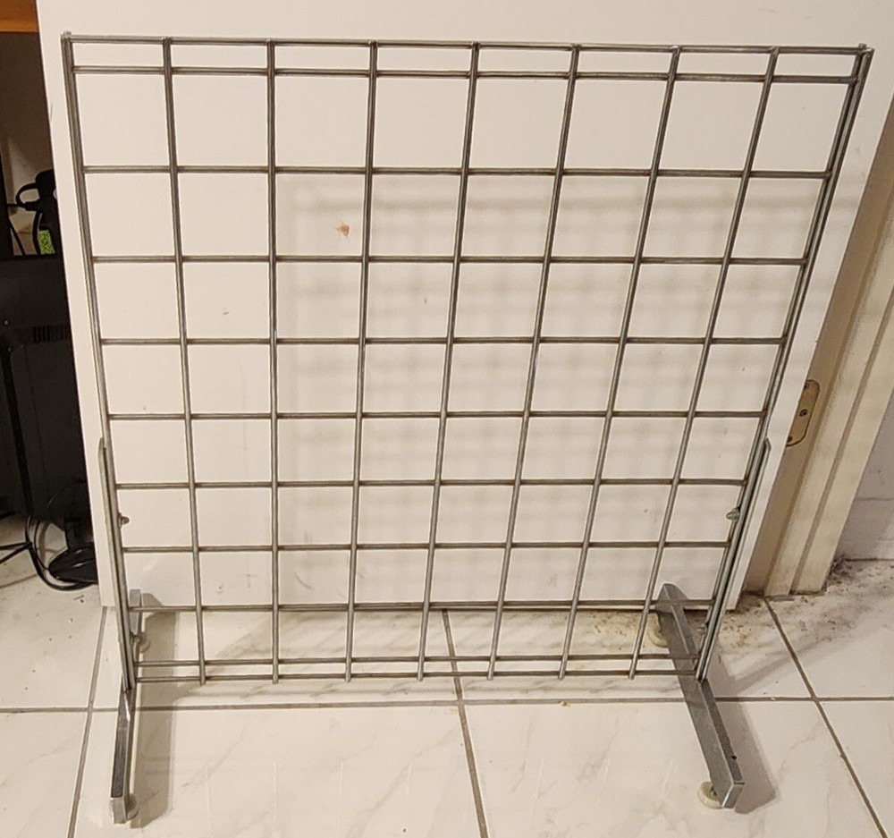 Chrome Grid Display 14" by 26"