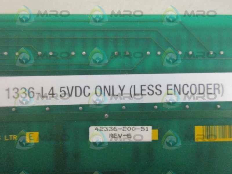 ALLEN BRADLEY 1336-L4 ENCODER UNMP