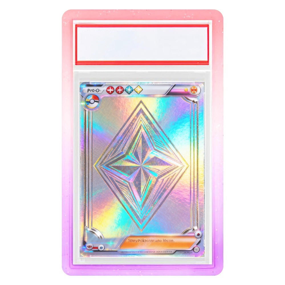 6PCS Gradient Slab Bumper Guard Protector Skin Stackable For PSA Graded Card