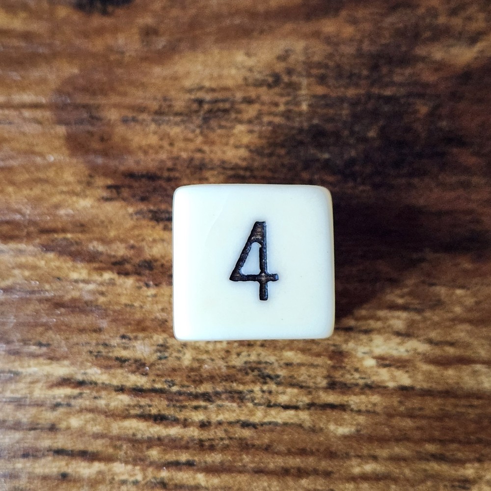 16mm Vintage Backgammon Bakelite Double Cube Dice