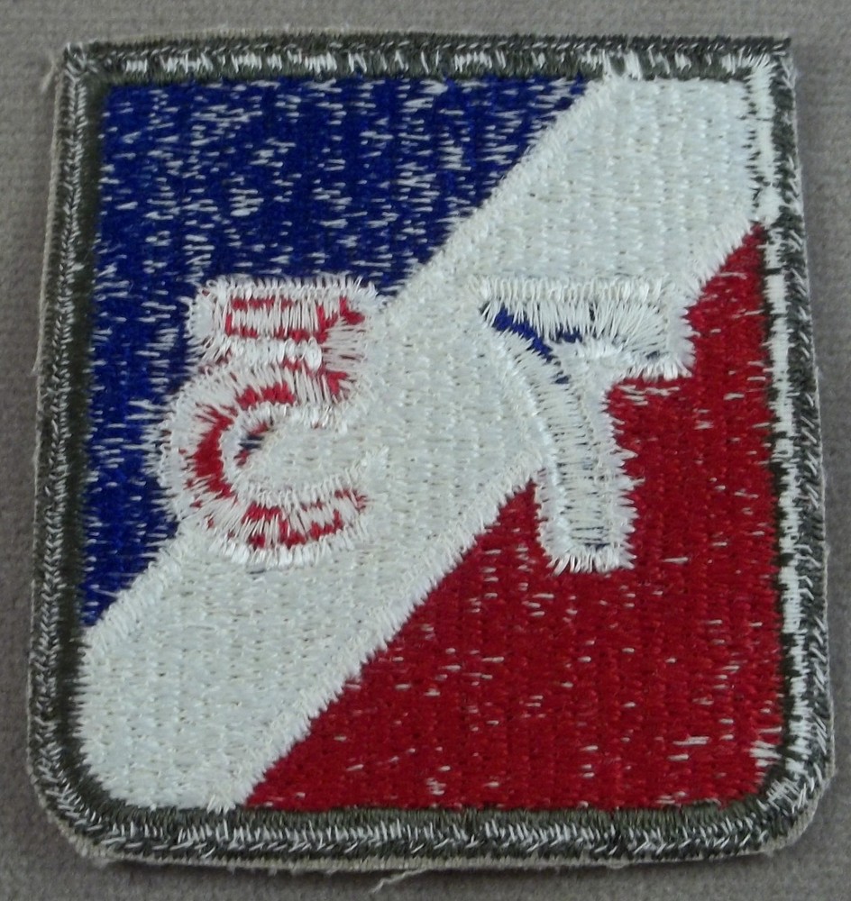 US Army 75th Infantry Division Full Color WW II Cut Edge Patch - USGI