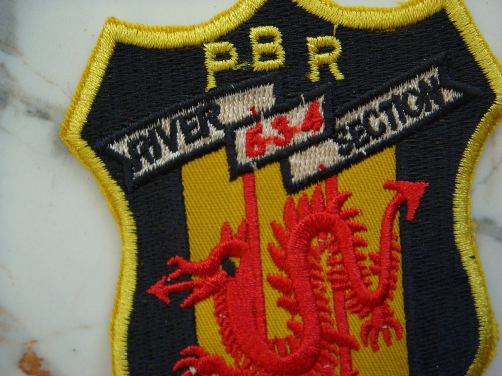 US NAVY PBR RIVER SECTION 534 , VIETNAM WAR PATCH