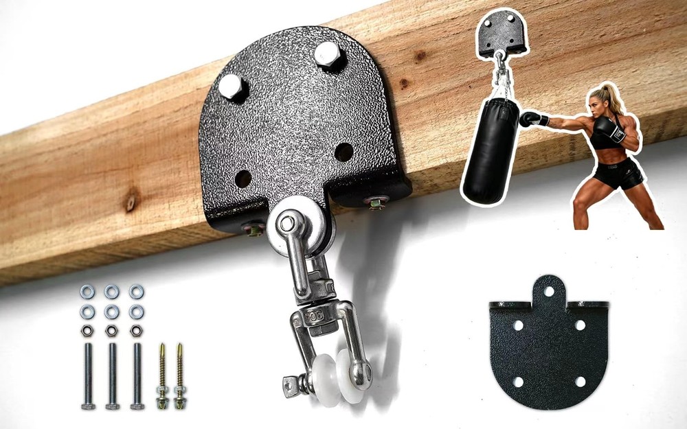 PLAYA LIBRE Punching Bag Hanger for Heavy Bag Beam Mount Hardware, Ceiling Mo...