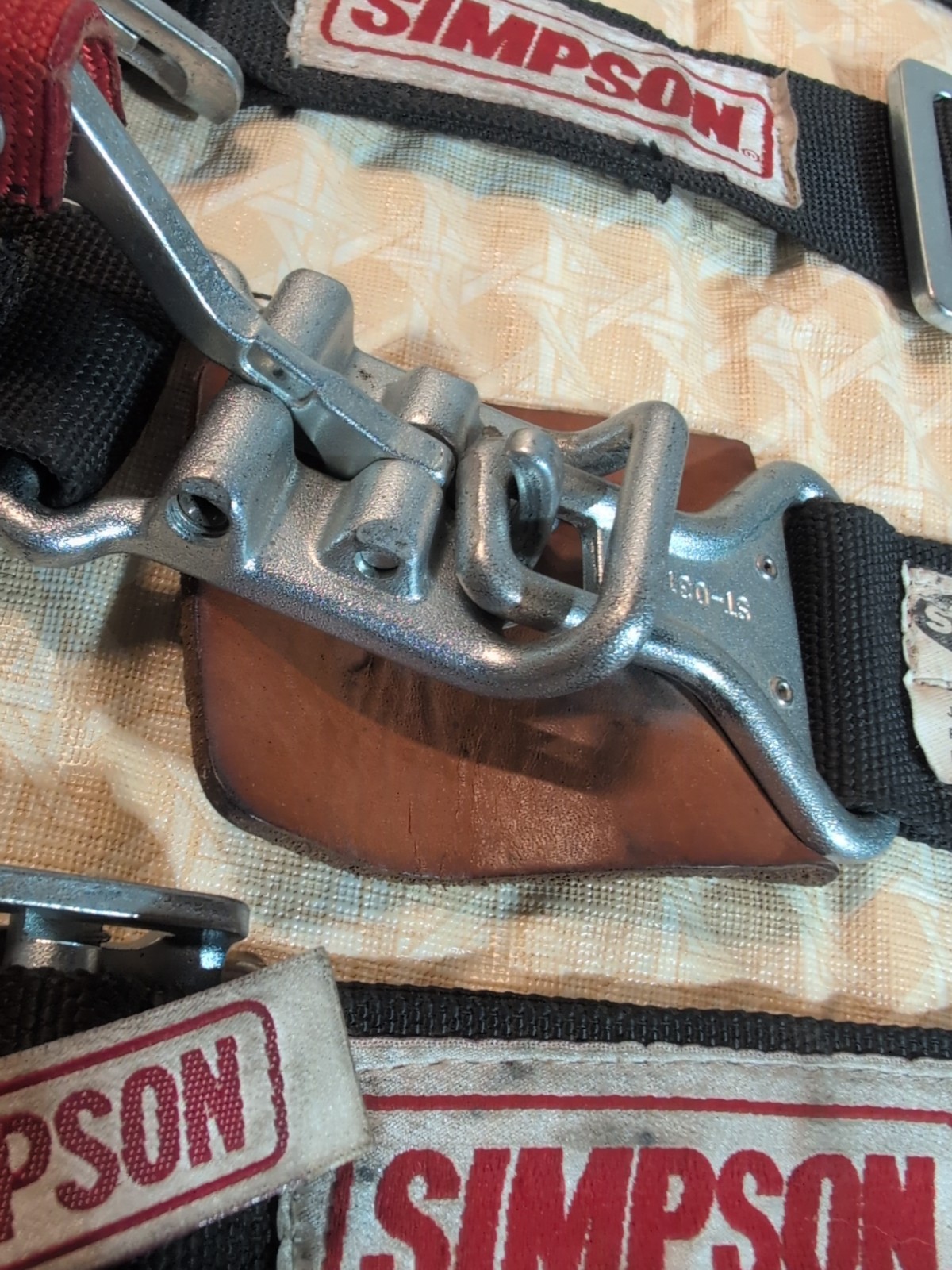 Simpson Racing Harness 5-Point Seat Belt Latch /Link Set SFI 2016 Junior Cart