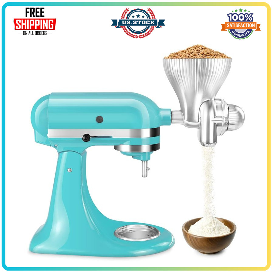 Grain Mill Attachment for KitchenAid Stand Mixer Wheat Corn Grinder