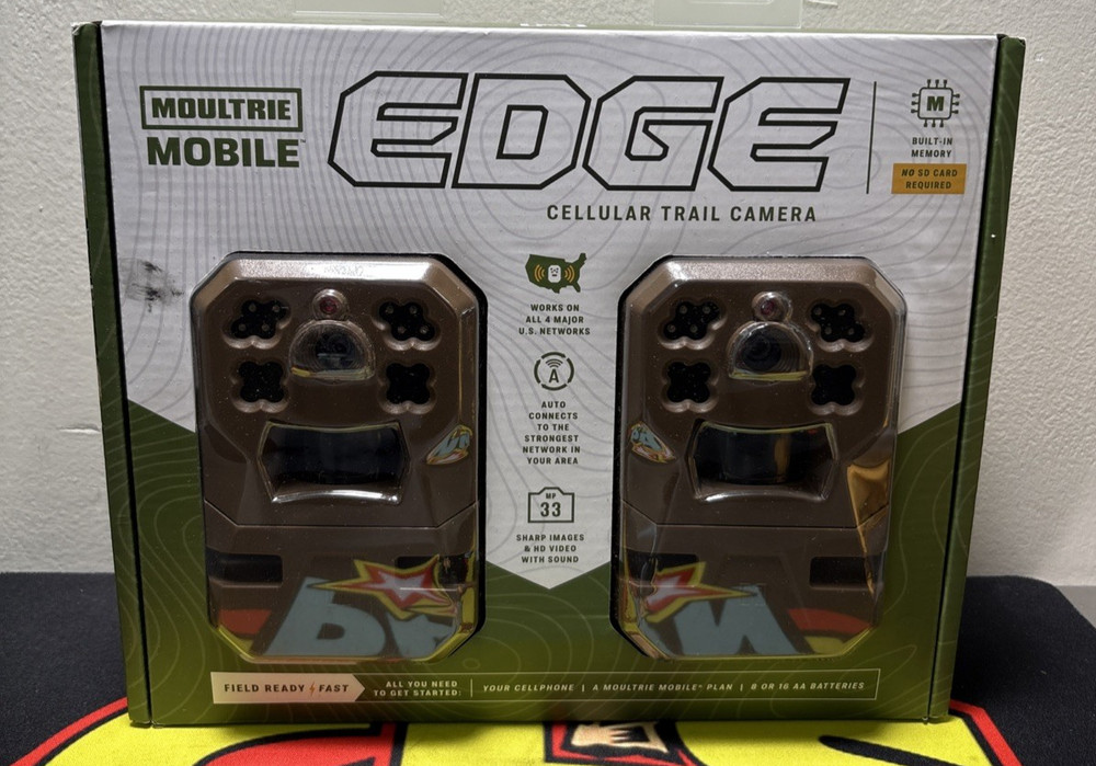 Moultrie Mobile Edge Cellular Trail Camera (2-Pack) - NEW