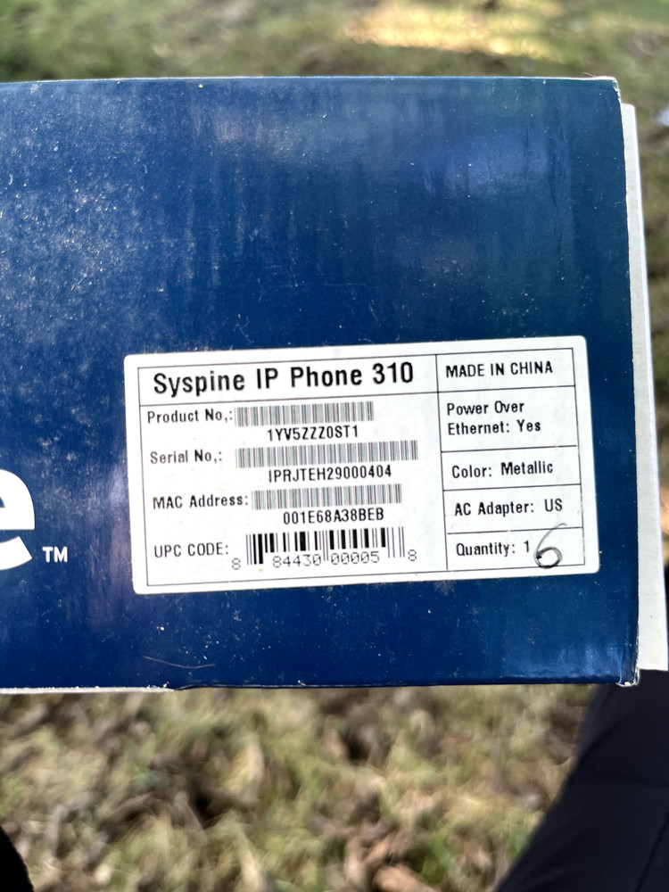 syspine ip phone 300 series