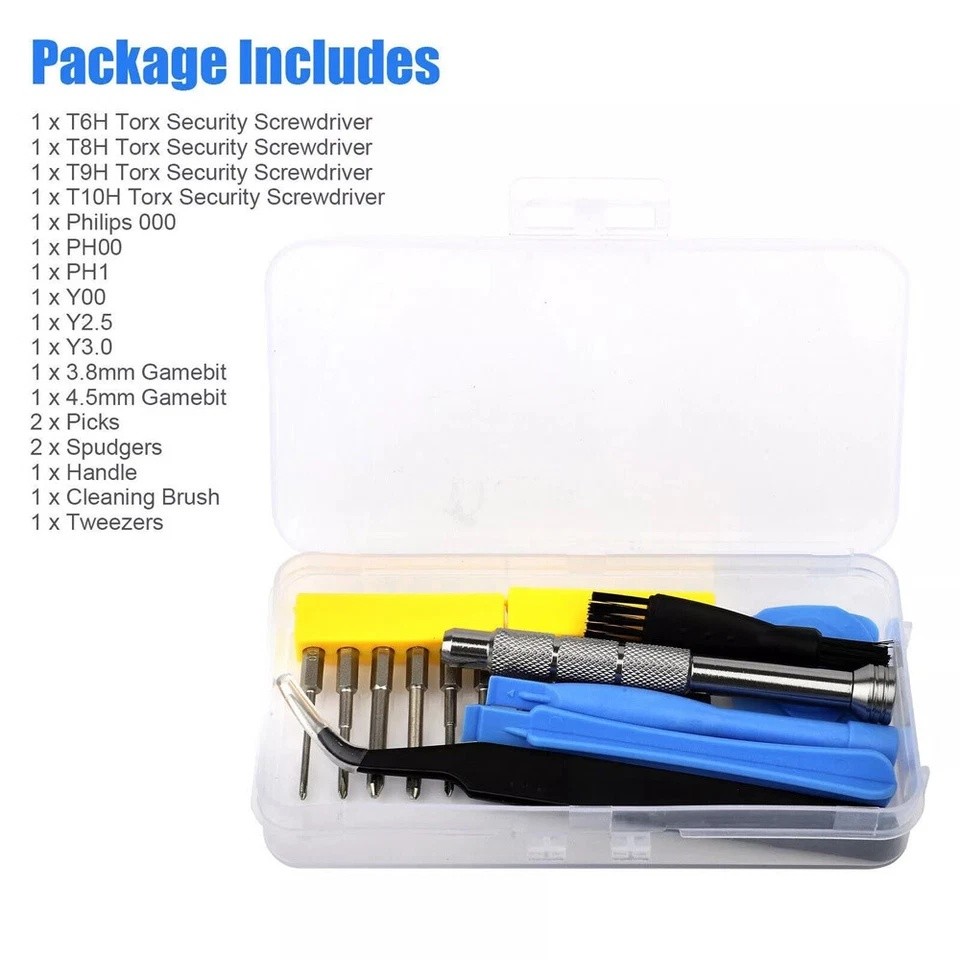 Cleaning Repair Tool Set Screwdriver Kit for PS5/PS4 Xbox One Controller Console