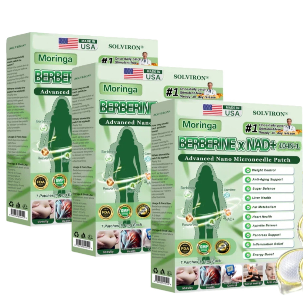 Solviron Moringa 10-in-1 Nano Microdarts Patch