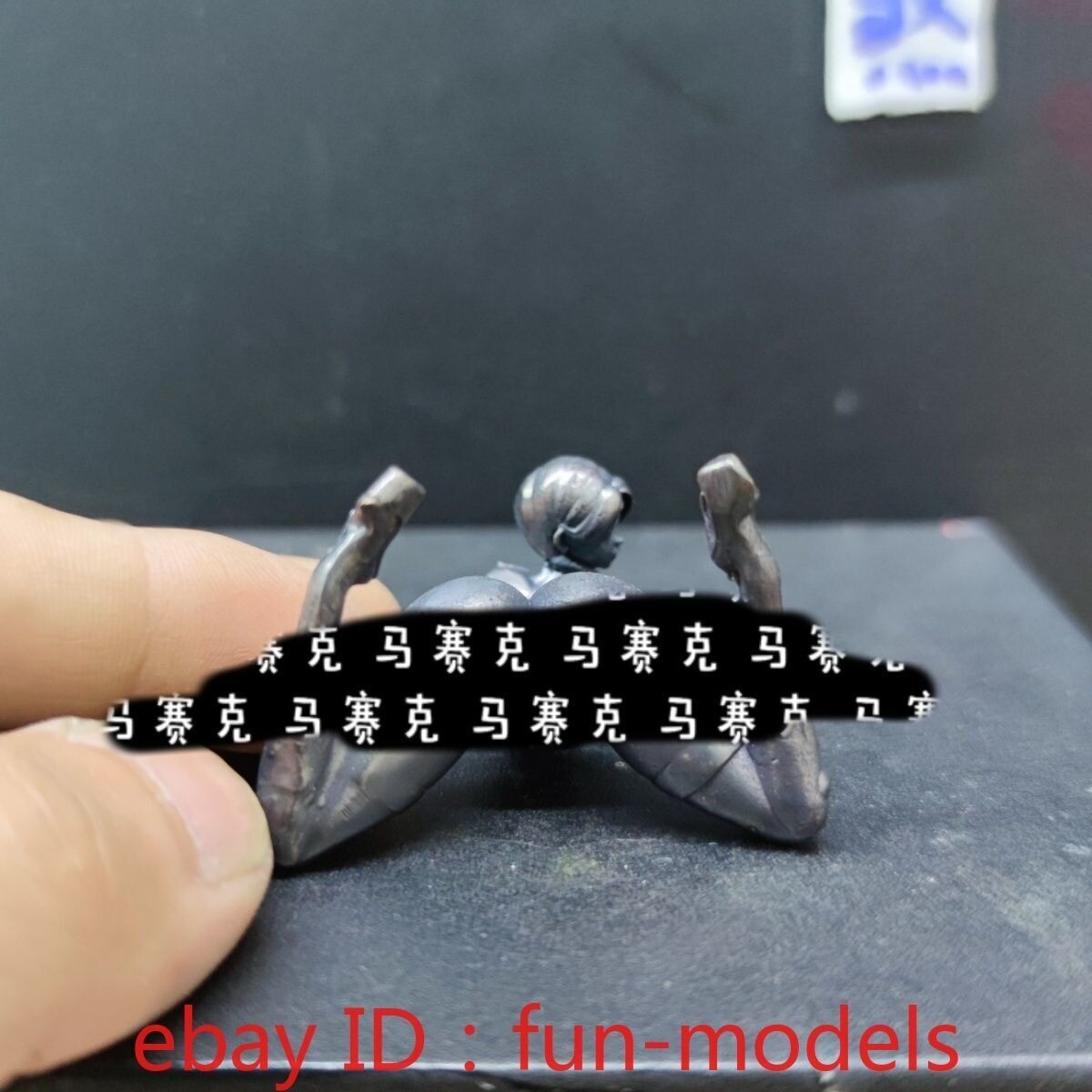 1.9“Black Solid Copper Cute Maiden Sexy Female Pose Car Ornament