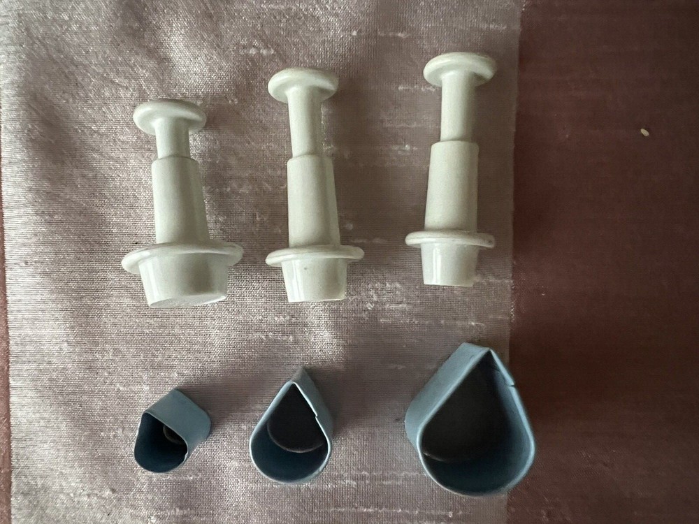 Polymer Clay Cutters Teardrop Round Shapes