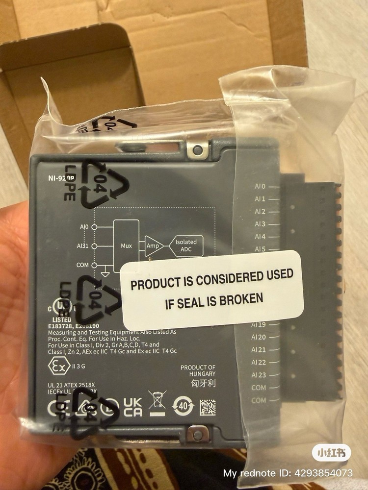 National Instruments NI-9209 Analog Input DAQ Module 32 Channels 2pc