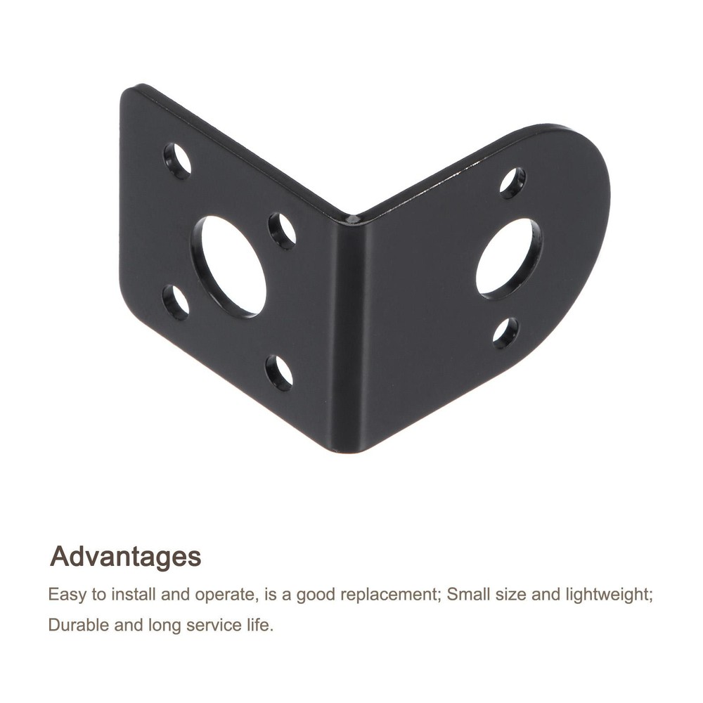 Motor base motor mounting bracket support 32x26x32mm black 6 pcs