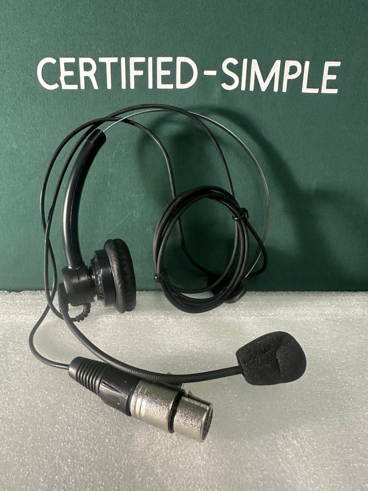 NE-11 Super Light Single-Ear Intercom Headset. USED - UNTESTED