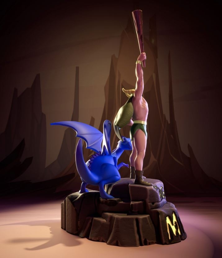 UNPAINTED Mighty Mightor Moby Dick 3D Printed Model Kit UW