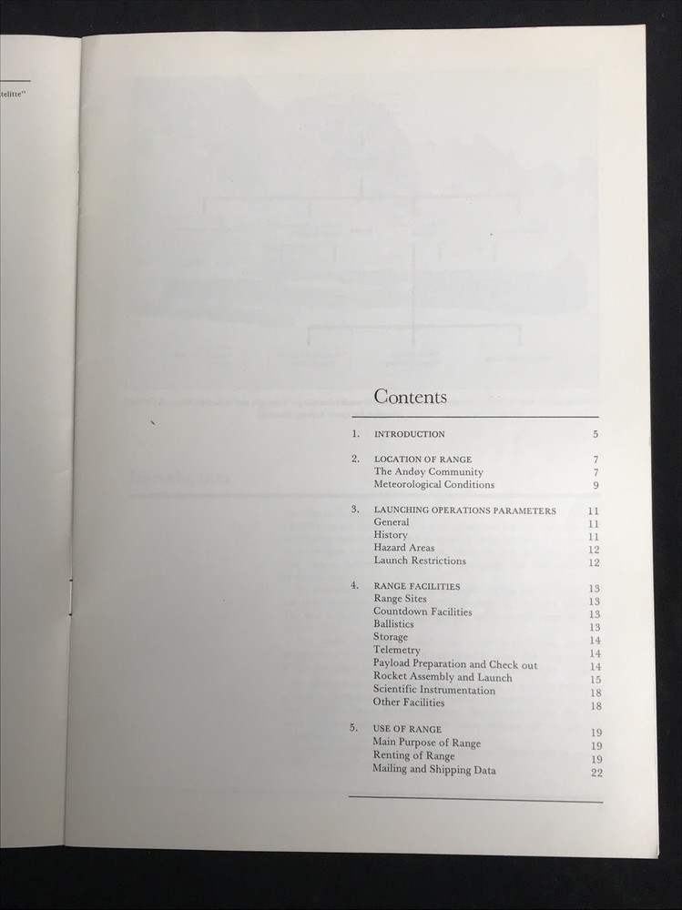 ANDOYA ROCKET RANGE NORWAY- SPACE ACTIVITY DIVISION 1971