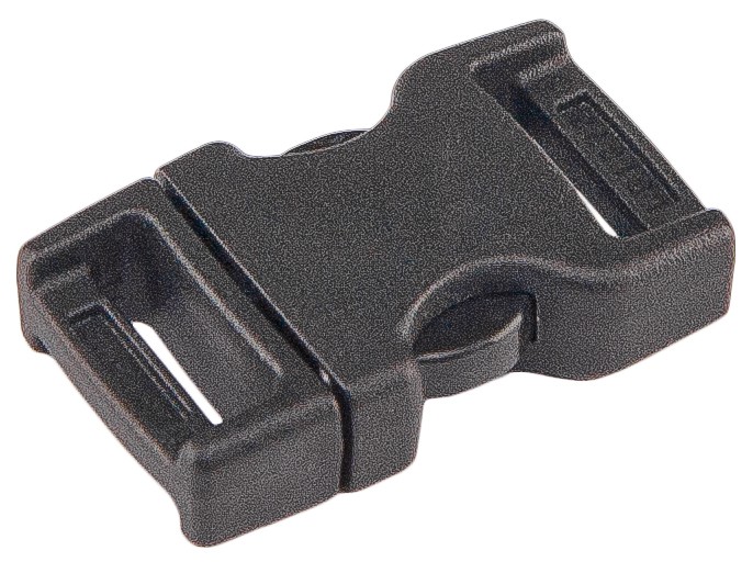 1/2 Inch YKK® Flat Side Release Plastic Buckles, 10 Pack