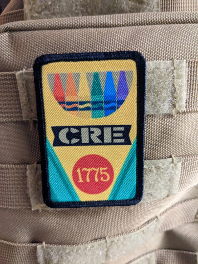 USMC marine corps crayon eater 2"x3" hook & loop tactical military morale patch