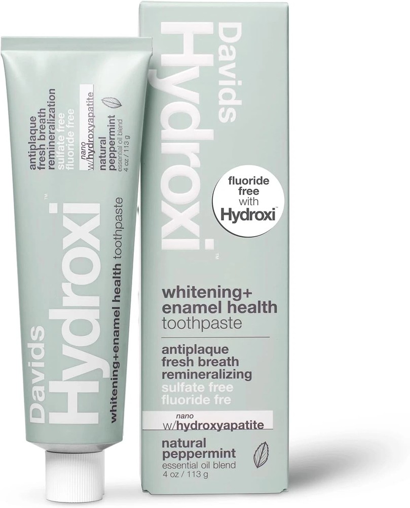 Davids Fluoride-Free Nano Hydroxyapatite Toothpaste, Enamel Remineralizing..