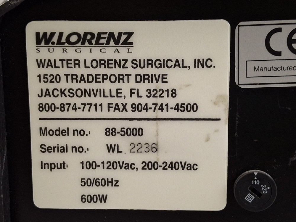 W. Lorenz 88-5000 Lumenon Xenon Light Source