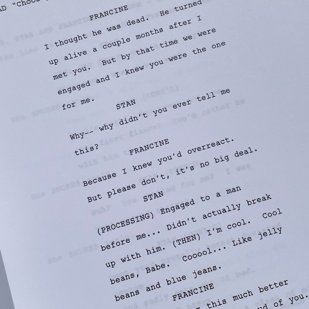 American Dad Wendy Schaal Francine Smith 2007 Production Used Table Draft Script