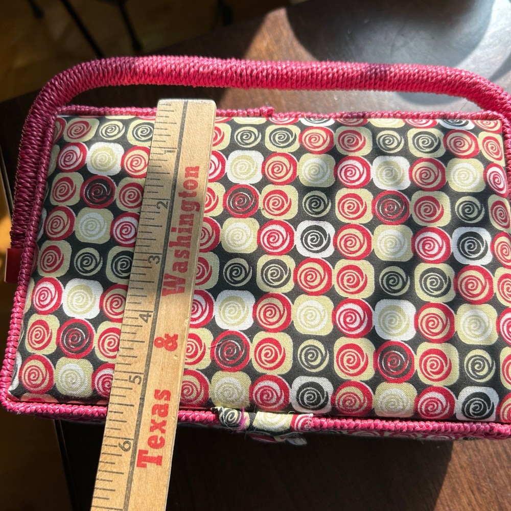 Wicker Sewing Basket Complete with Insert Tray & Extras