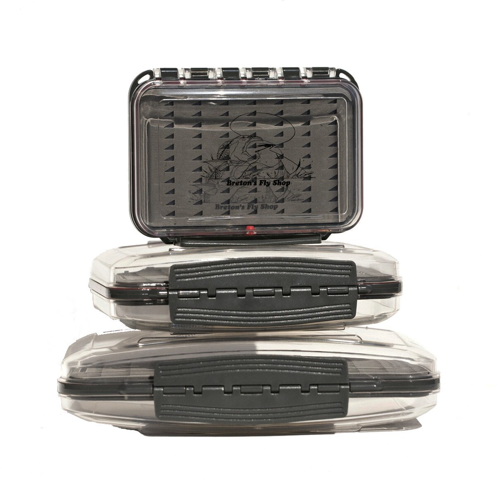 ULTRA-CLEAR WATERPROOF DOUBLE SIDED FLY BOX  ( Large )
