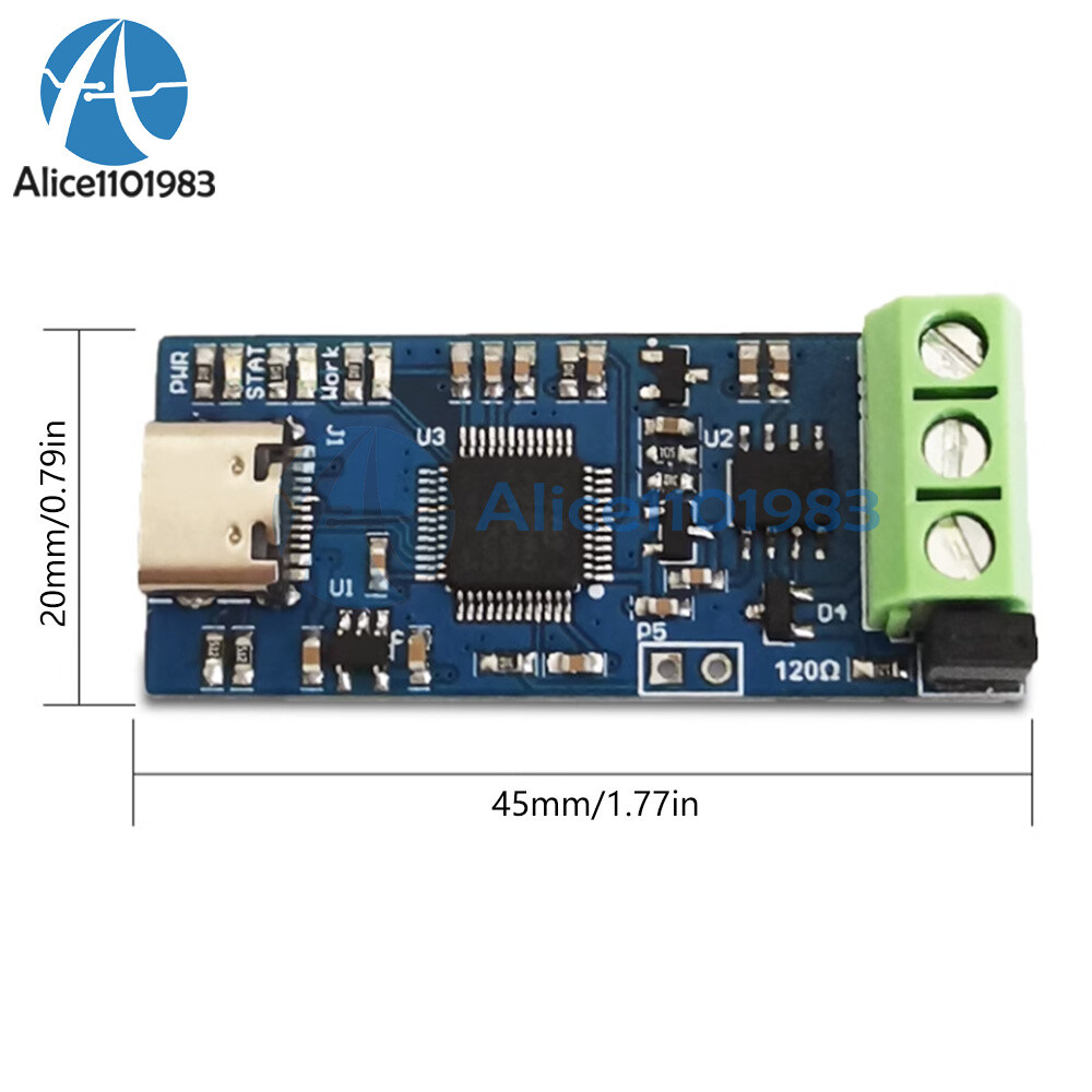 USB to CAN Module Support CAN FD CAN Bus Analyzer V2.0 Can Debugging Assistant
