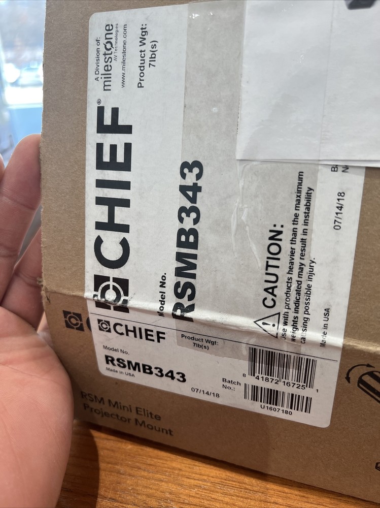 RSMB343 Chief RSM Mini Elite Projector Mount