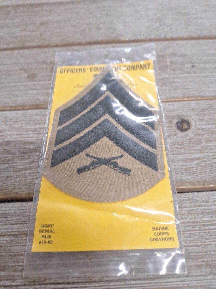OEC Marine Corps Chevrons Khakis Patches