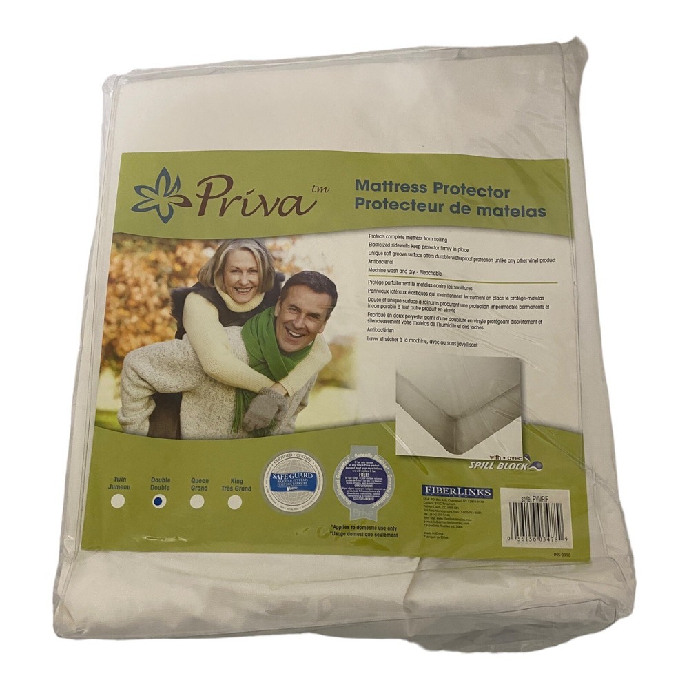 PRIVA Double BED MATTRESS / PROTECTOR /NEW