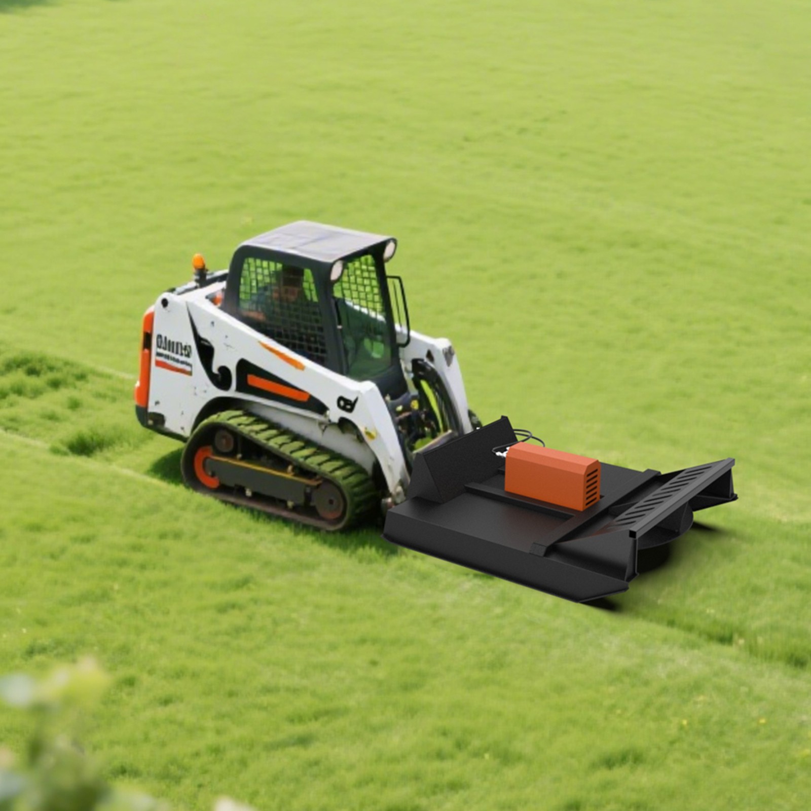 Wolverine BC-13-72W Skid Steer Brush Cutter Mower 72in Heavy Duty 2 Blades