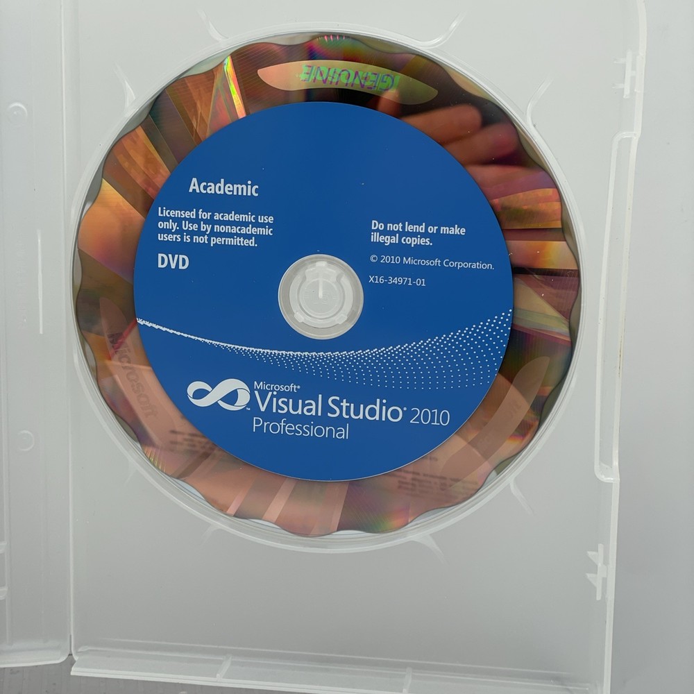 Microsoft Visual Studio 2010 Professional Academic Version Product Key &CD!