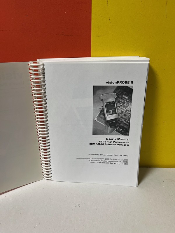 DOC-00065 visionPROBE II On-Chip Software Debugger for Embedded Microprocessor